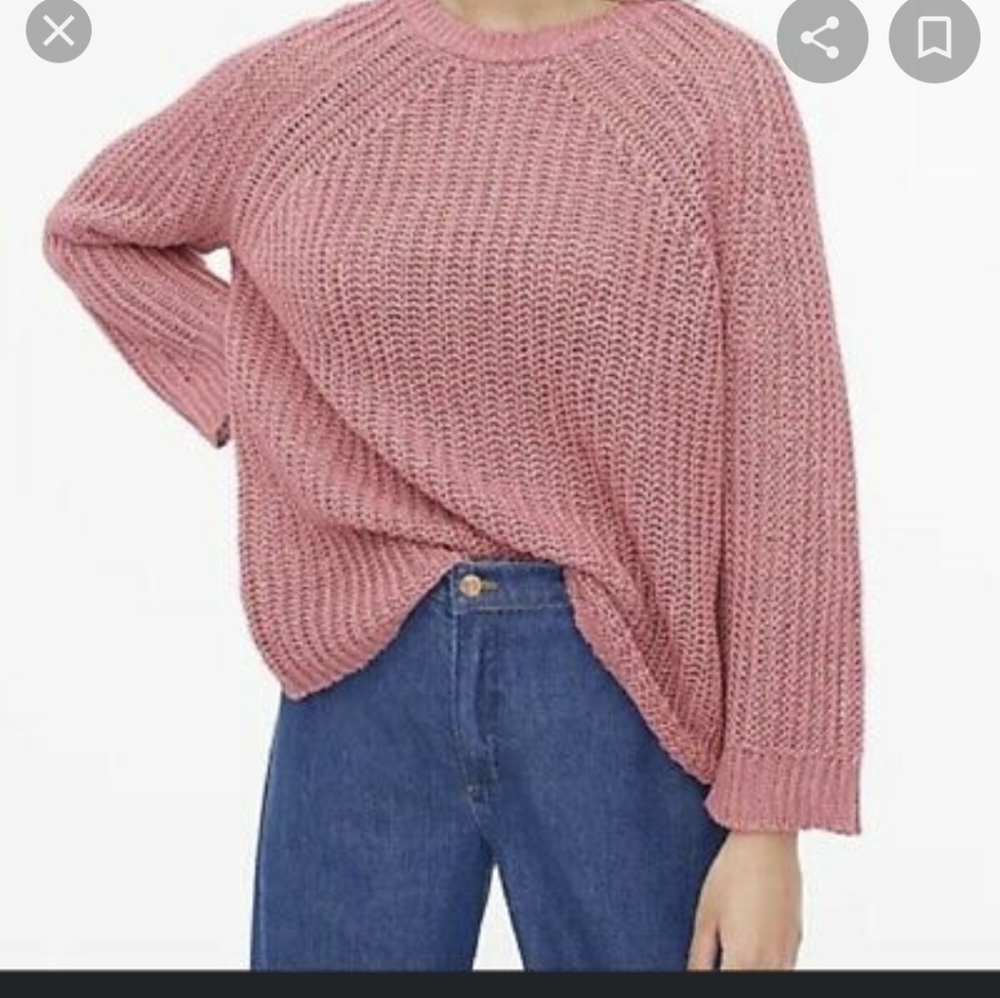 NWT RELAXED-FIT LINEN BEACH SWEATER